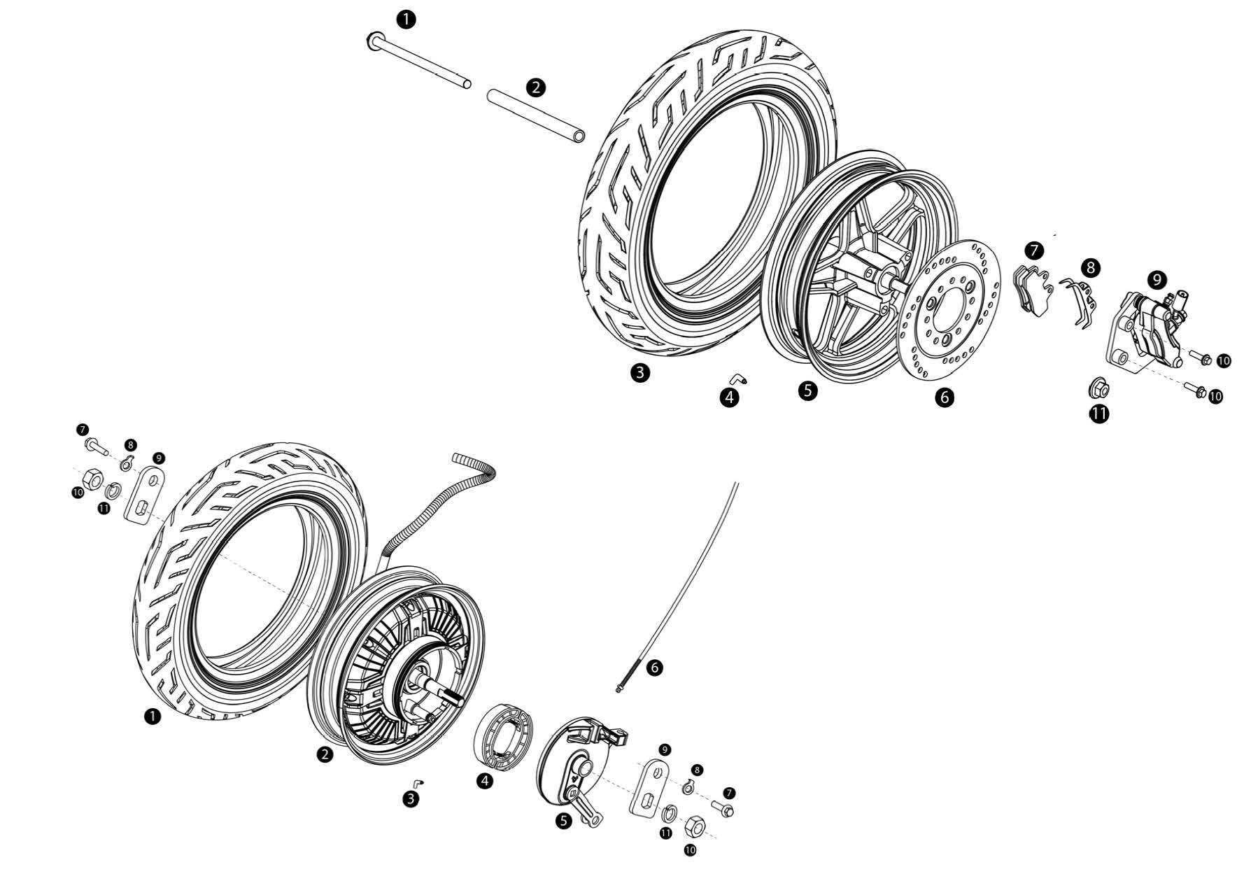 Däck - Motor - Bromsar