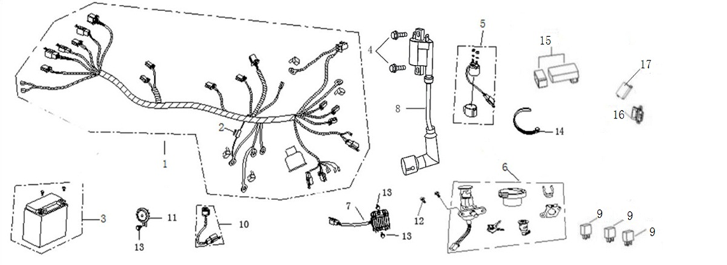 Elsystem - Tändspole - Laddningsregulator