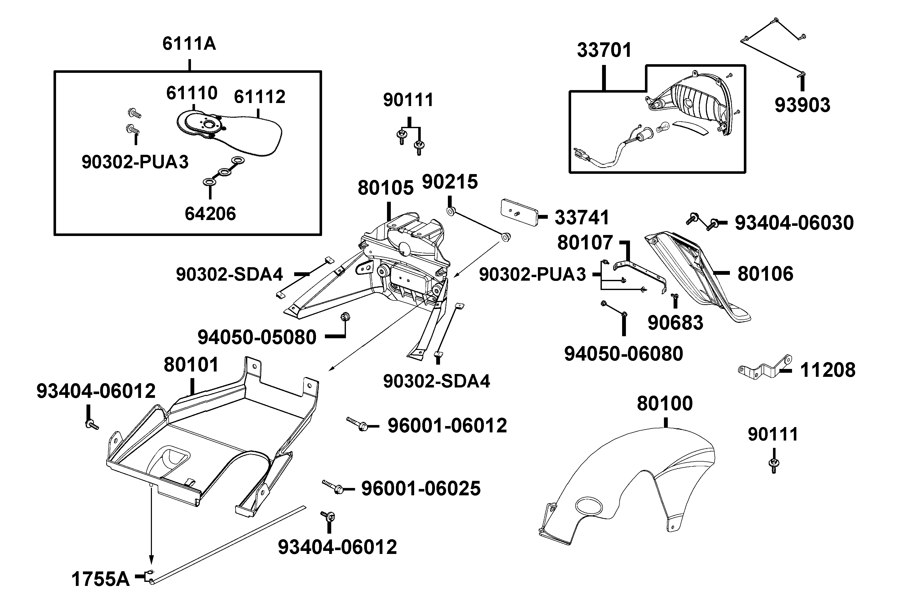 Baklykta - Bakskärm