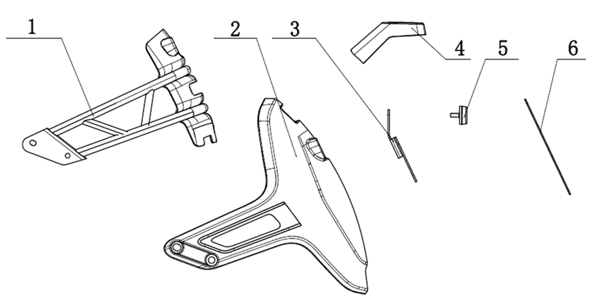 Bakskärm - Registreringsskyltsbelysning