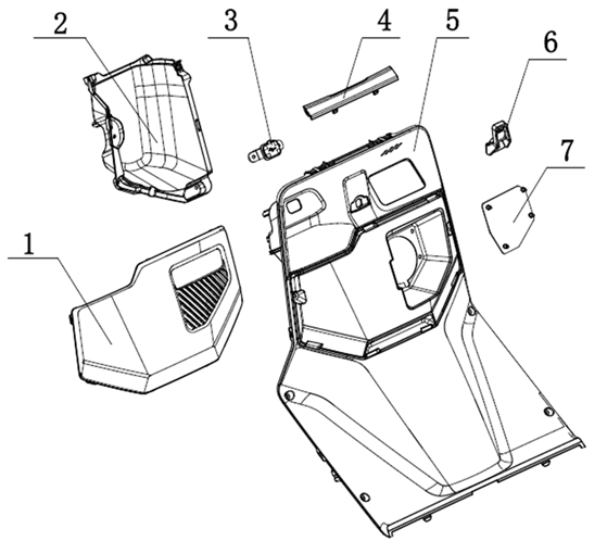 Benskydd - USB-uttag - Hjälmkrok