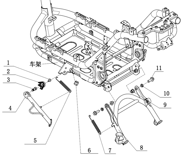 Centralstöd - Sidostöd
