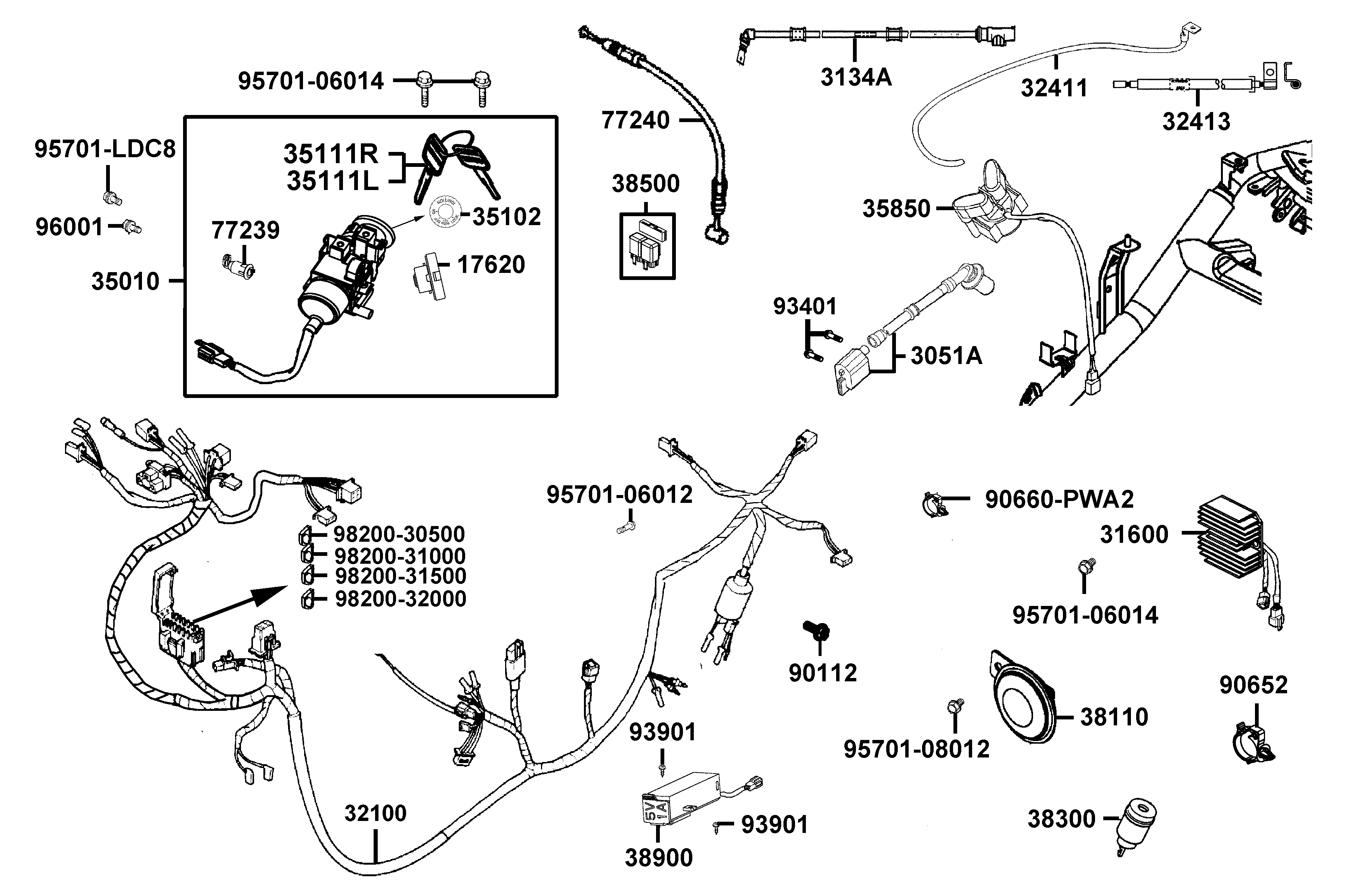 Elsystem - Tändningslås - Tändspole