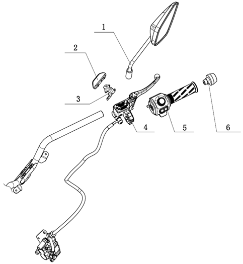 Höger switch - Höger handtag