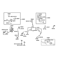 Bromssystem - Bromshandtag - Bromscylinder - Bromsslang