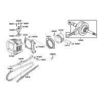 Cylinder - Vevparti - Kolv - Kamkedja