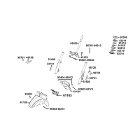 Framgaffel - Stänkskärm - Styrkrona