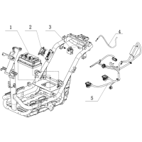 FOC-kontroller - Sadellås - Batterikabel