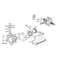 Cylinder - Vevparti - Kolv - Kamkedja