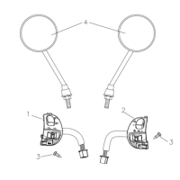 Backspeglar - Switchhandtag