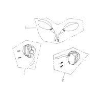 Backspeglar - Switchhandtag
