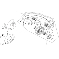Bakhjul - Bakbroms - Bromsskiva