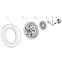 Bakhjul - Skivbroms - Bakre bromsskiva