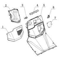 Benskydd - USB-uttag - Hjälmkrok