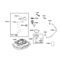 Bränsletank - Bränslepump - Tankgivare
