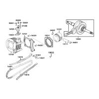 Cylinder - Kolv - Vevparti