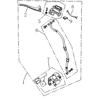 Frambroms - Bromsbelägg - Bromshandtag