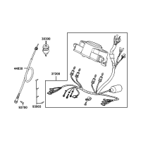 Instrumentpanel - Hastighetsmätarvajer - Blinkersrelä