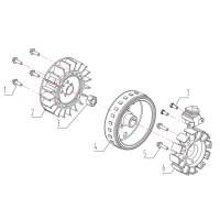Stator - Svänghjul - Fläkt