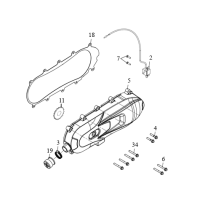 Variatorkåpa - Variatorsensor