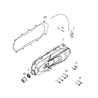Variatorkåpa - Variatorsensor