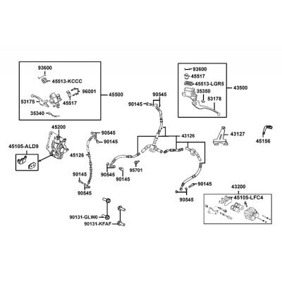 Bromssystem - Bromshandtag - Bromscylinder - Bromsslang