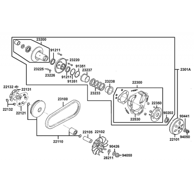 Variator - Variatorrem