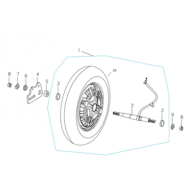 Bakhjul - Motor