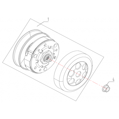 Bakre variator