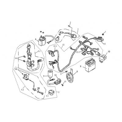 Elsystem  - LÅS - Batteri - CDI