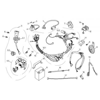 Elsystem  - LÅS - Batteri - CDI