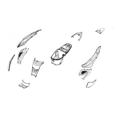 Kåpor - Lampor - Sadel
