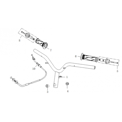 Styre - Handtag - Gasvajer