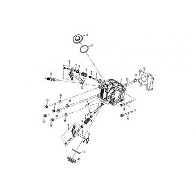 Topplock - Tändstift