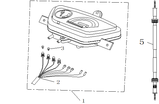 Instrumentpanel - Hastighetsmätarvajer