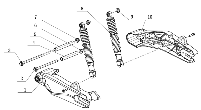 Stötdämpare bak - Sving