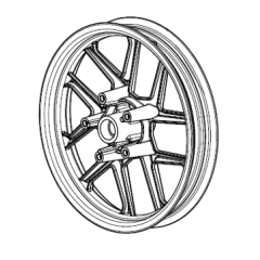 4. Front wheel hub NQiX