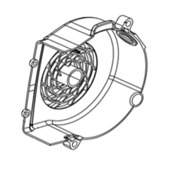 5. COVER ASSY. FAN ,E5+