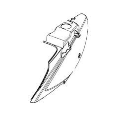 BODY L COVER (CHARCOAL) ,DI