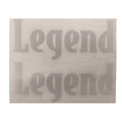Dekal 2st "LEGEND" Vit
