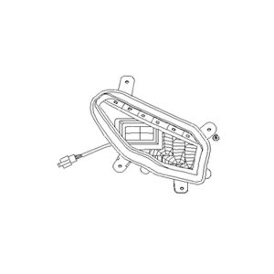 2. HEAD LIGHT ASSY.(R) EURO5